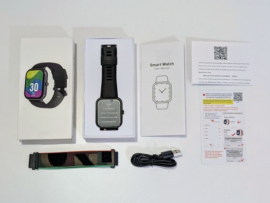Smart Watch ZL54CJ - ЧИСТО НОВ + подарък втора каишка
