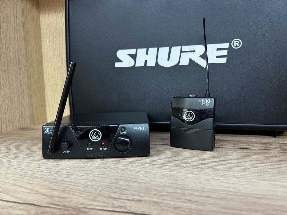 Инструментален безжичен микрофон AKG WMS 40 MINI
