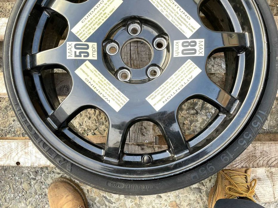 19 Резервна Джанта Патерица 5х112 AUDI A4 B8 ALLROAD 6J et36 175/55/19