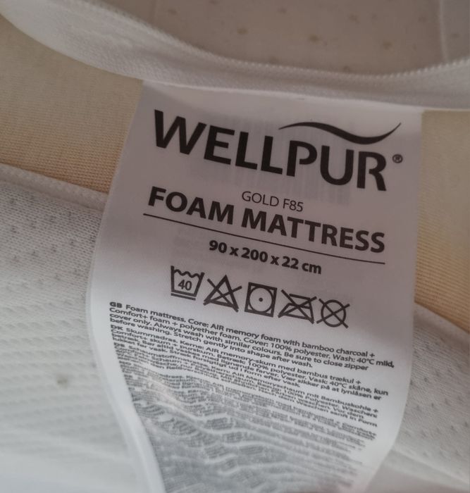 Pat + saltea wellpur 90x200 /22