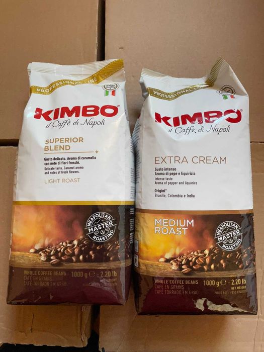 Кафе на зърна Kimbo (Кимбо) Superior Blend Extra Cream гр. София Център ...