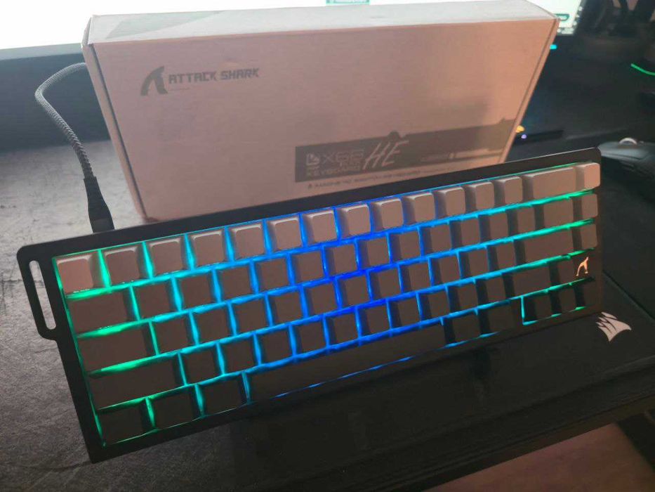 Tastatura Attack Shark X68 HE Magnetic Rapid Trigger Snap Tap 8KHz