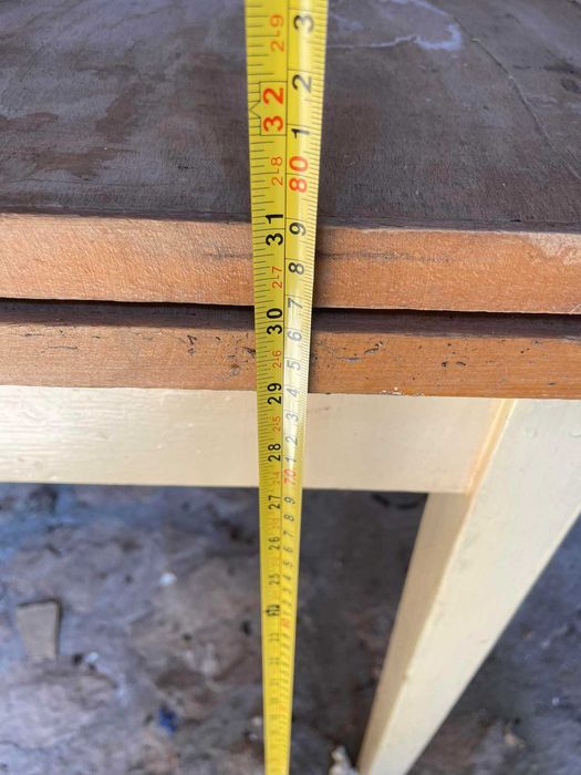 бюро каса за магазин  трапезна маса,дървена макара-идеална за маса