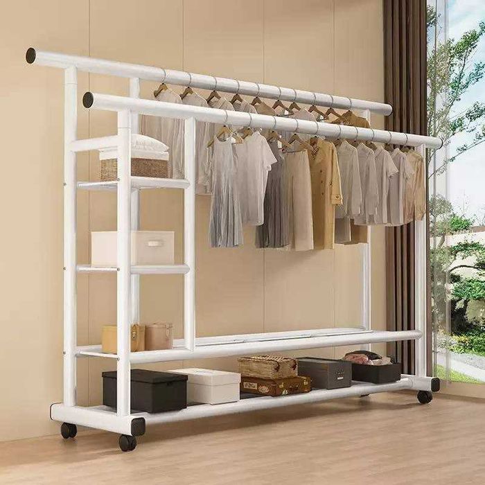 Металлическая вешалка для одежды Полка для обуви Вешалка Гардероб