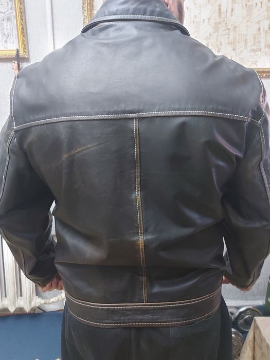 Мужская кожаная куртка