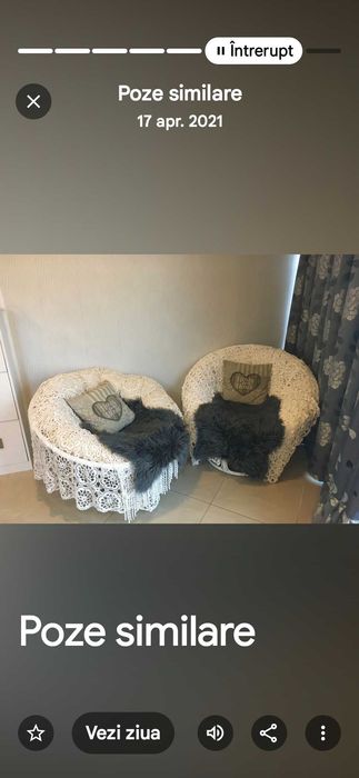 Fotolii papasan pentru gradina sau interior