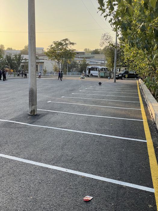 Асфальтирование+Разметка бонусом.85.000сум за квадрат .Стоянки.Улицы