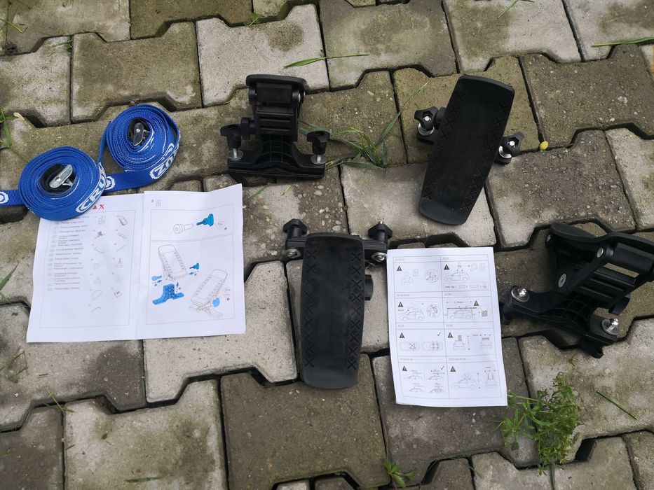 Caiac! Suporți transport caiac pe bara transversala
