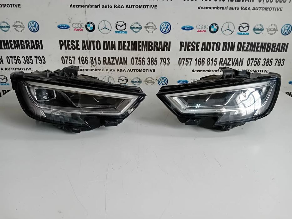 Far Faruri Complete Audi A3 8V Facelift 2016 2020 Full LED Stanga Dreapta Originale