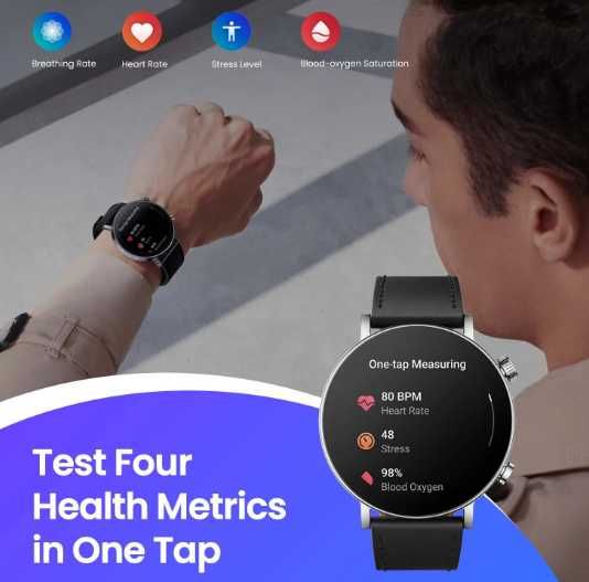 Smartwatch AMAZFIT GTR 3 PRO,editie limitata,negru/maro,sigilat