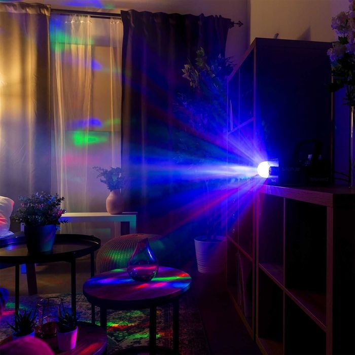 Masina de fum cu lumina Jelly Ball, 700W, 3x 3W LED RGB, BeamZ