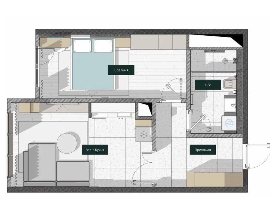 ЖК Saf Towers 2-х комнатная квартира. 80м2.