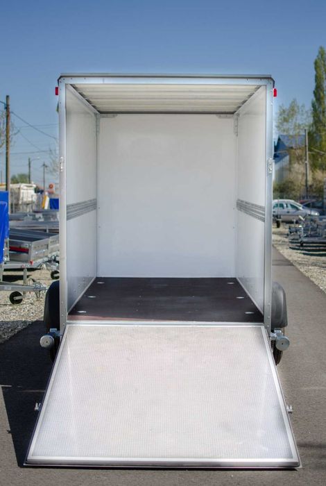 Remorca FURGON, CAROSATA NOUA de la 2.6m-3m MMA 1.3t-2.7t, carte RAR