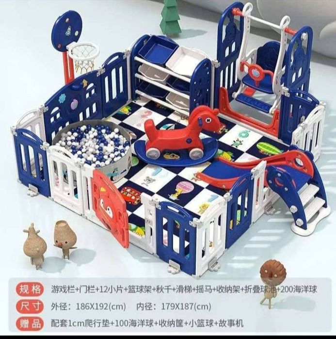 Даставка установка бесплатная Манеж для детей новая Ассартимэт многа