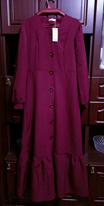 Платье-халат новое  на пуговицах 48-50 размер