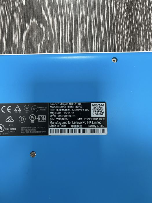 Рабочий ноутбук lenovo