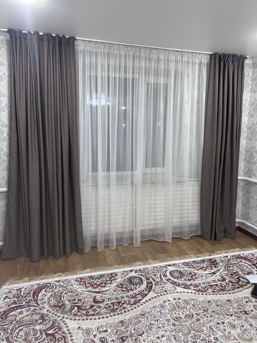 Продам шторы с тюлями