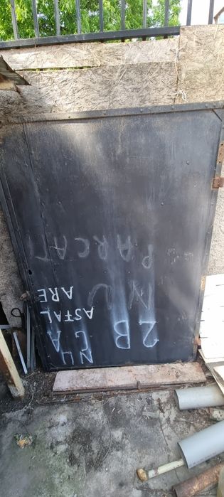 Porti Poarta metalice garaj 2 x 120 cm x 180 cm