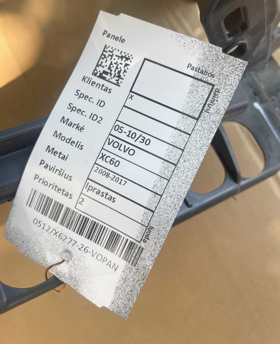 Volvo XC60 - airbag volan pasager - plansa de bord - cortine - centuri