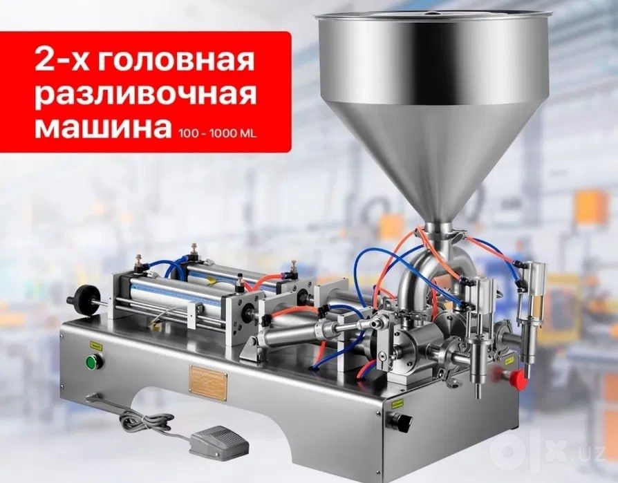 Суюқлик Дозатори 100–1000 мл 2 Бошли профиссионал гарантия