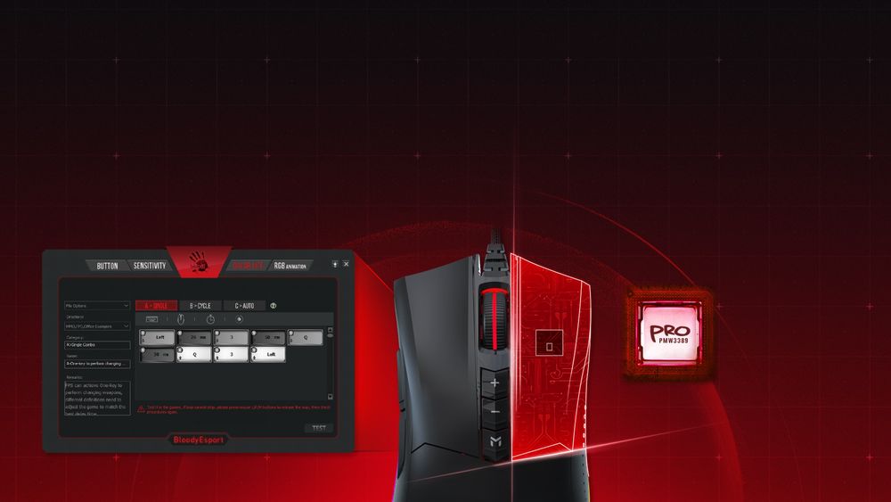 Bloody es9 pro Игровая компьютерная мышь