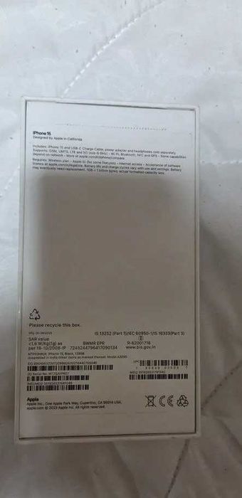 iPhone 15, 128 ГБ, SIM + eSIM