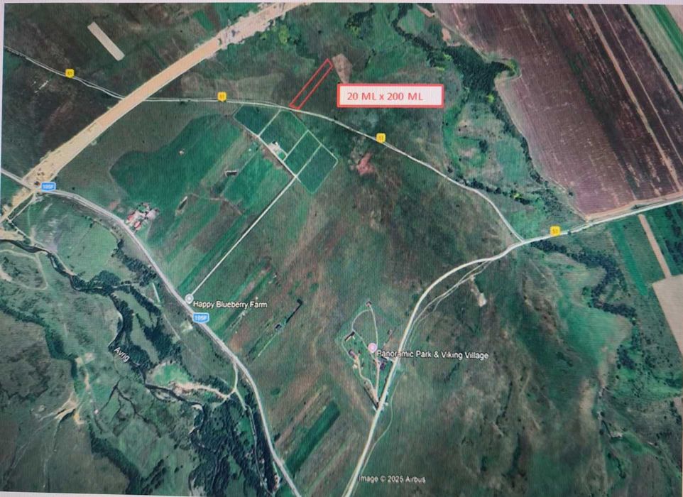 Teren in Avrig, in apropiere de autostrada, drum asfaltat modernizat