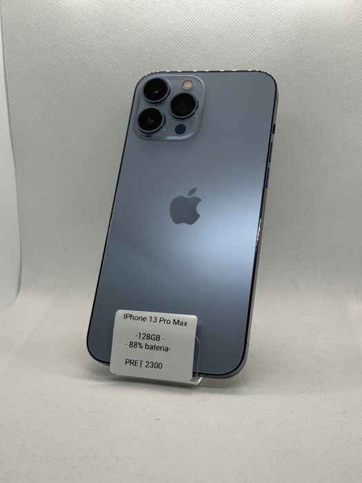 Magazin Vindem: Iphone 13 Pro Max, 128GB, 88% bateria