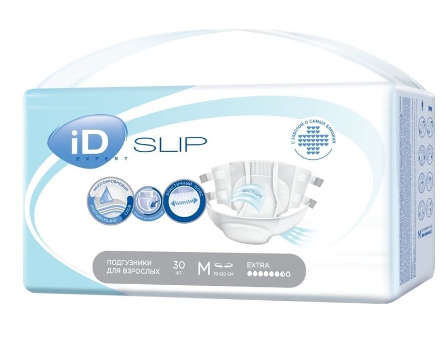 Памперсы ID Slip Extra 2M