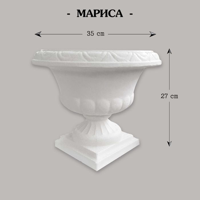 Саксии и кашпи от бетон