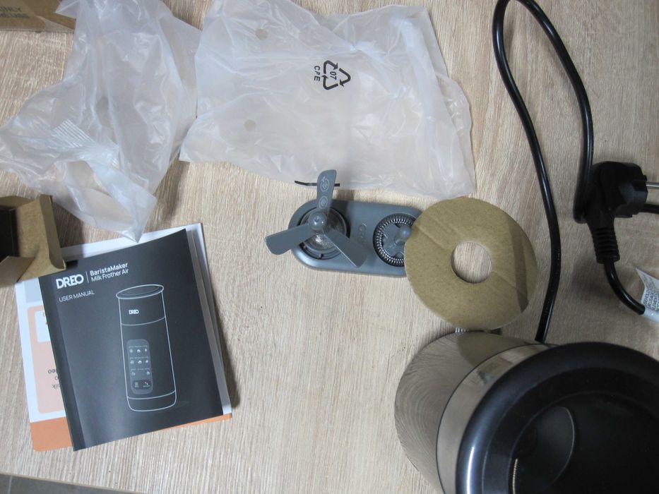 Spumant de lapte Dreo, spumant electric 8 in 1 pentru cafea Latte Art