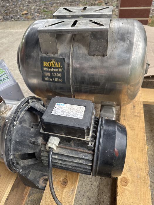 Hidrofor(motor si vas presiune24 l)+presostat si alte piese