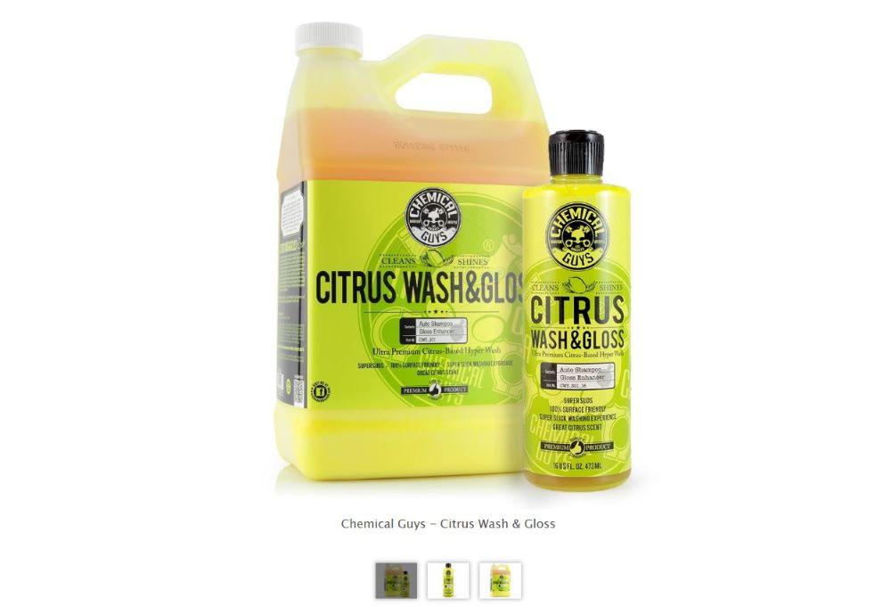 Chemical Guys - Citrus Wash & Gloss 473ml/шампоан за основно измиване/
