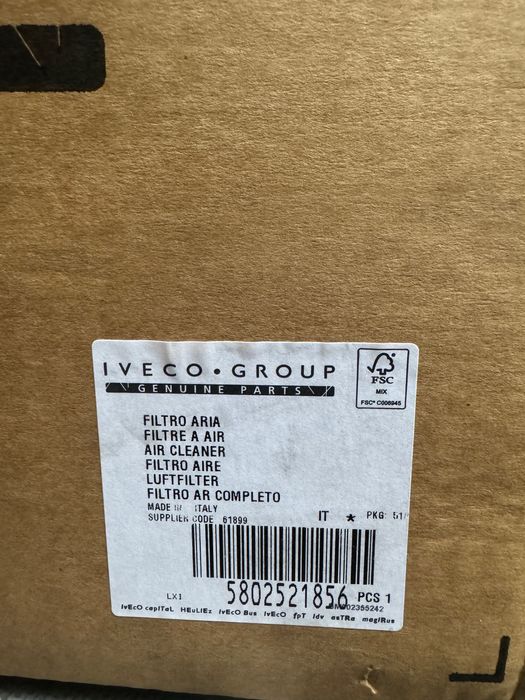 filtru aer complet iveco daily euro 5 /6 5802521856
