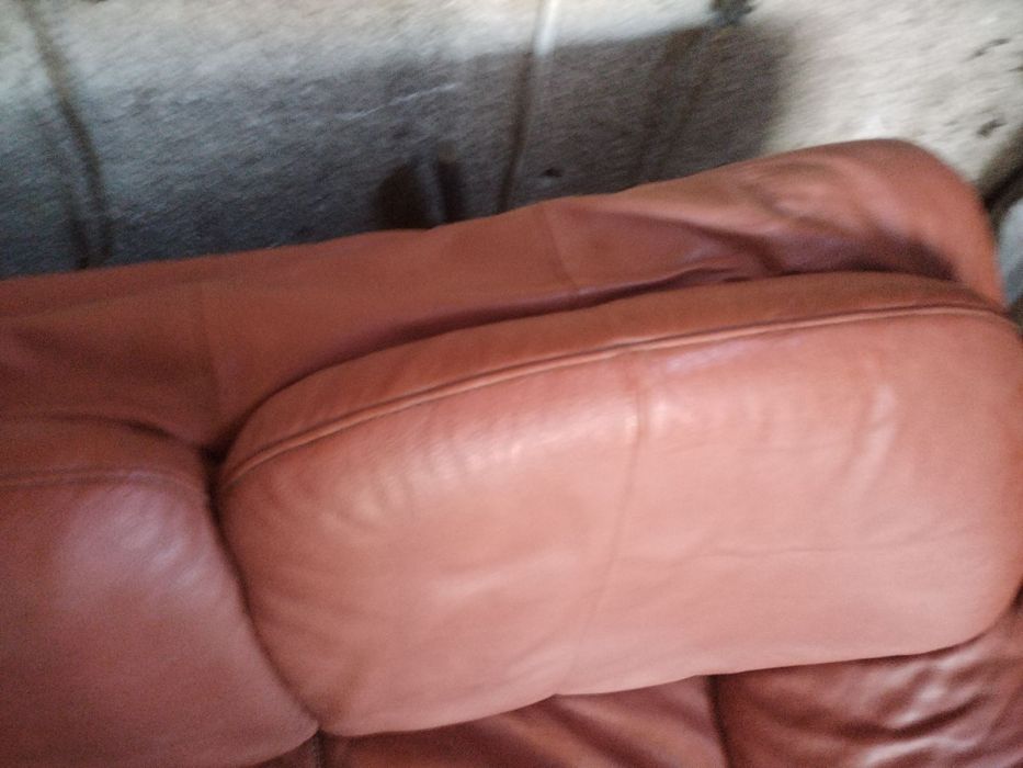 Естествено кожа диван