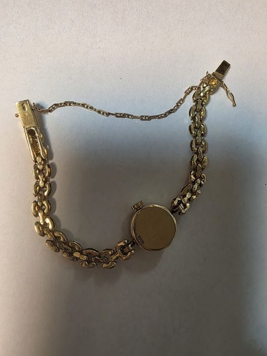 Rolex  Cocktail aur masiv 14k Cresarrow  safir veritabil fațetat cal 1400  ref 11006