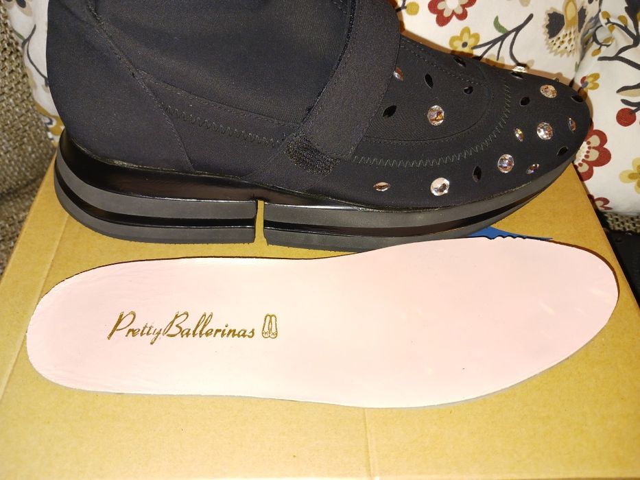 Дамски боти, обувки, черни(Pretty ballerinas)