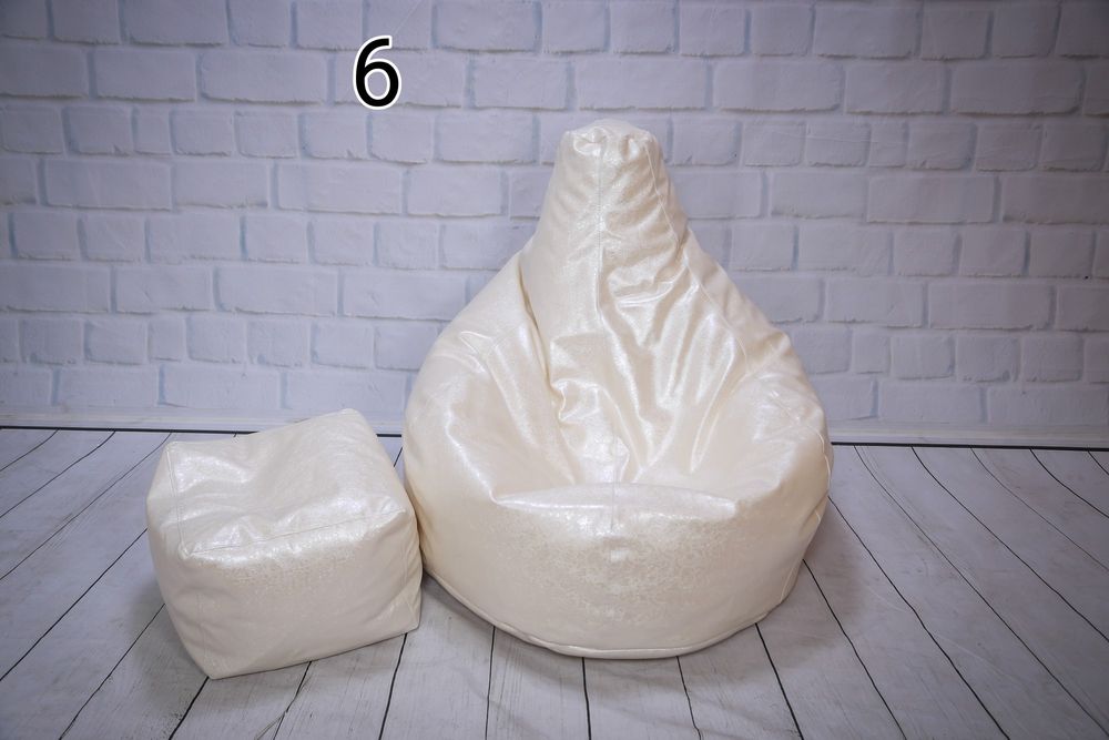 Промоция! Барбарон пуф Голяма Круша(най здравейте еко кожа)