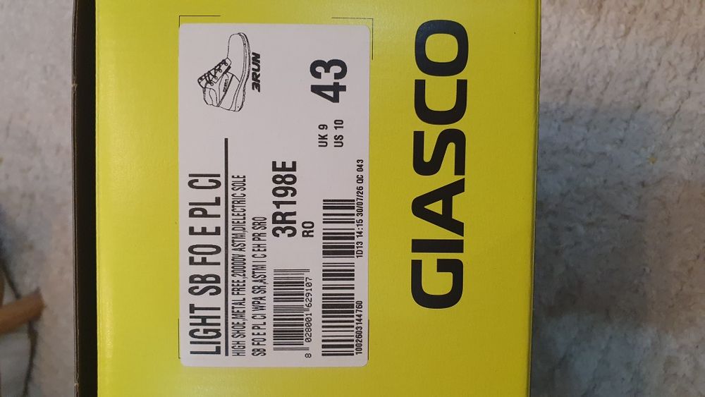 Работни обувки N 43  GIASCO
