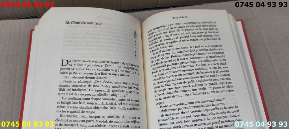 carte carti cronicile familiei Krane tronul de foc rick riordan