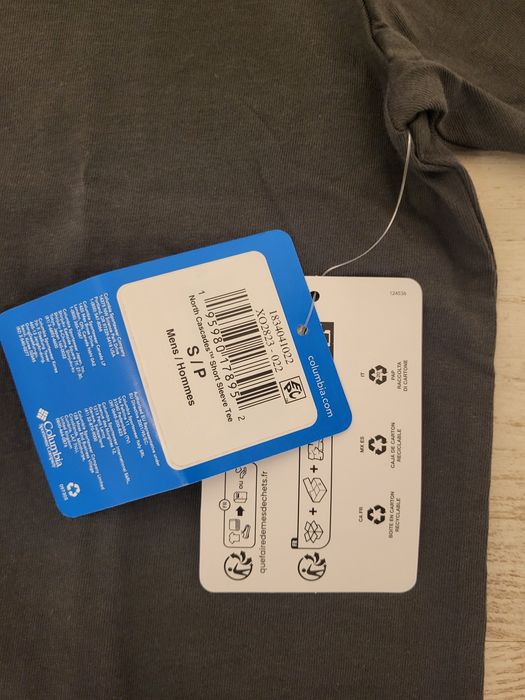 Tricou Columbia, mărime S , nou, cu etichetă