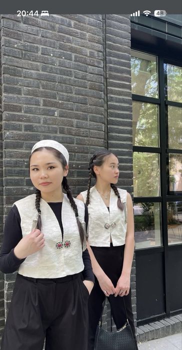 Жилеты мама-доча( 2-3 годика)