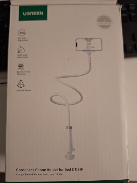 Стойка за телефон/таблет ugreen lp113 бяла