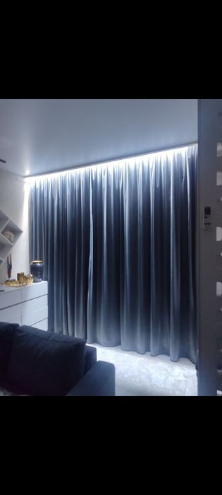 Новые шторы с тюлем.занавески в стиле хай-тек.