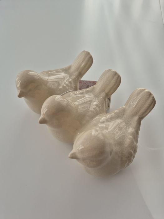 Statueta ceramica cu pasari