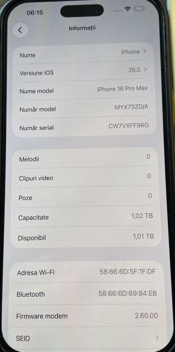 vand sau schimb urgent iphone 16 pro max
