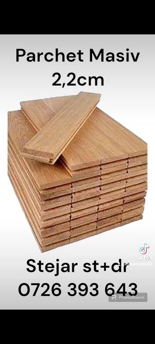 Parchet masiv stejar uscat la comnda