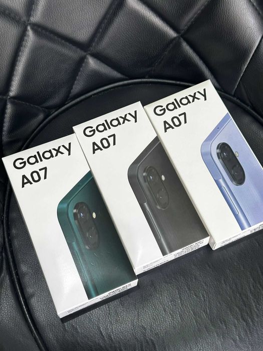 SAMSUNG A07 4/64GB Black / Light Violet / Green