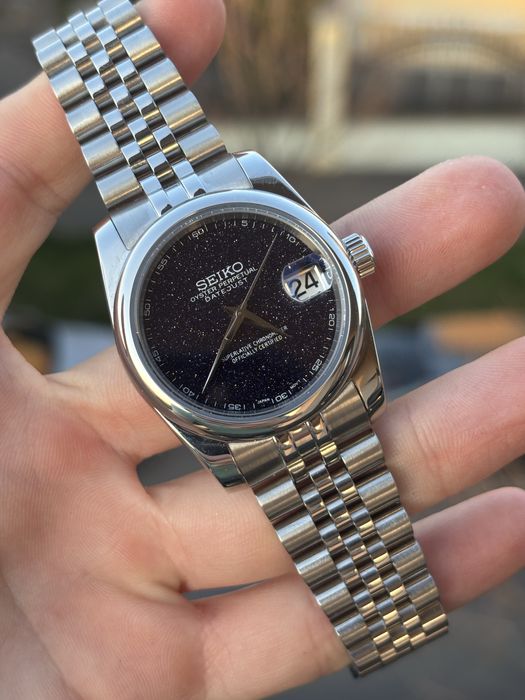 Seiko Mod Date-Just Galaxy Burst