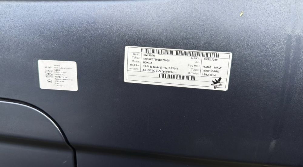 Piese Honda CR-V 3. 2.0B. 2006-2009. Volan stinga.